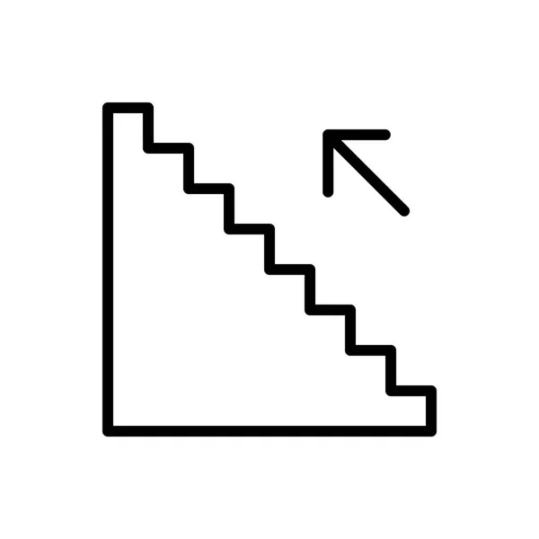 Набор значков лестницы — стоковый вектор