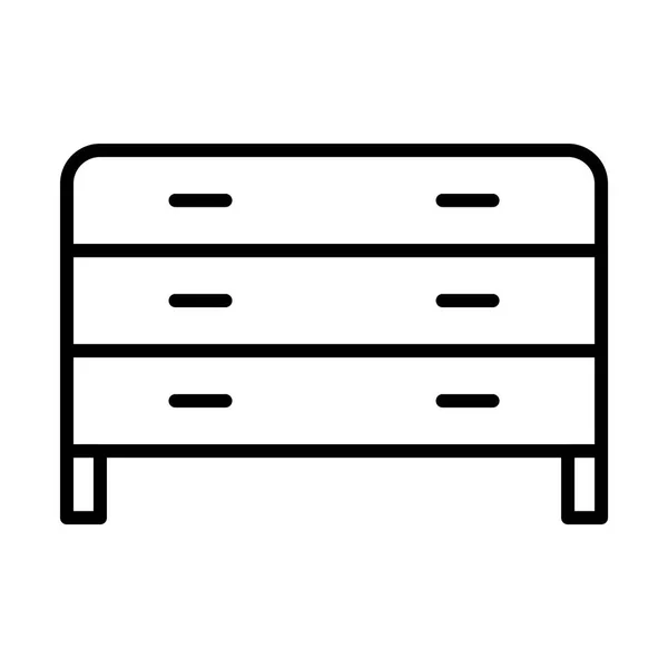 Cupboard icon illustration — Stock Vector