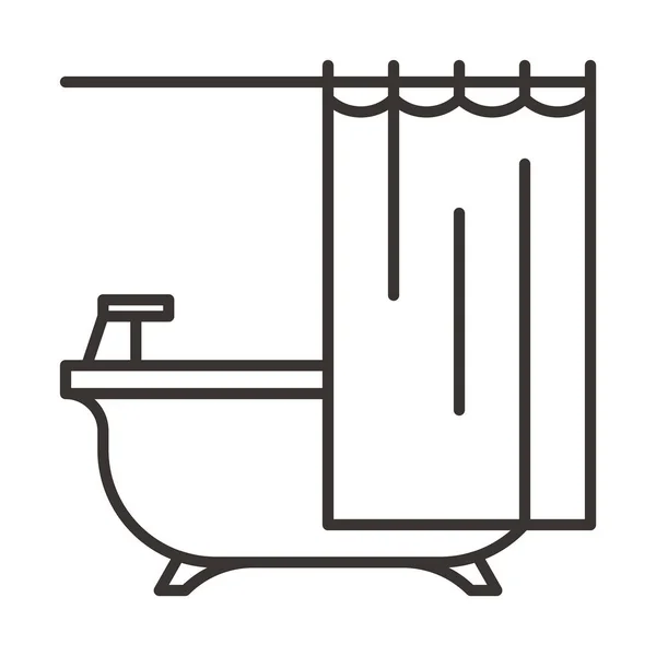 Ilustração do ícone do banheiro —  Vetores de Stock