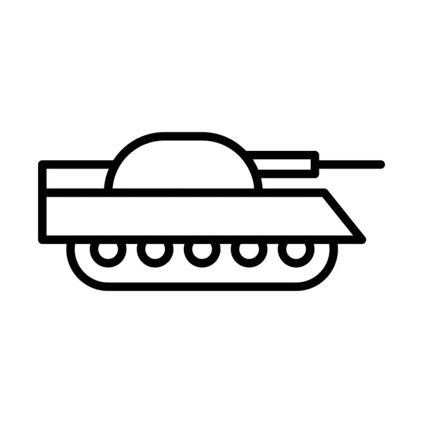 Tank enkel ikon — Stock vektor