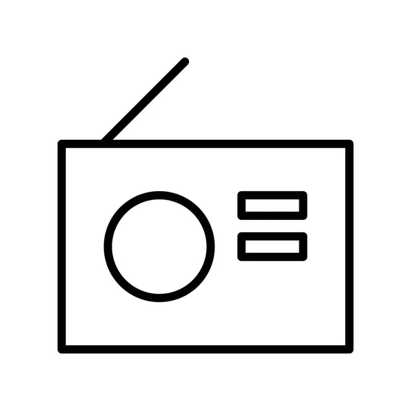 Abbildung Radioempfänger-Symbol — Stockvektor