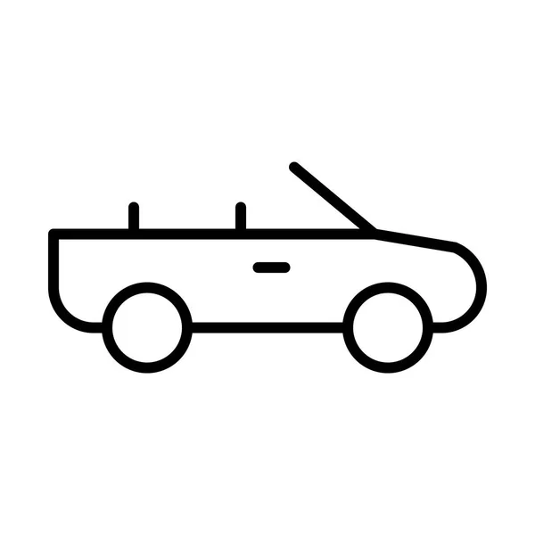 자동차 간단한 아이콘 — 스톡 벡터