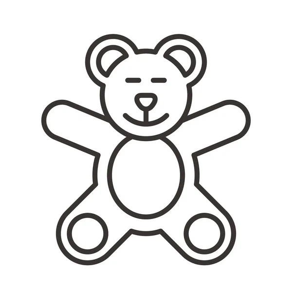 Oyuncak ayı basit simgesi