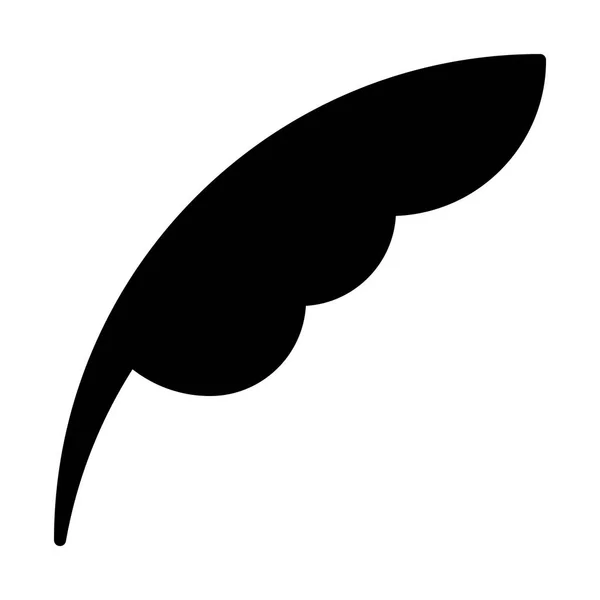 Plume icon illustration — Stock Vector