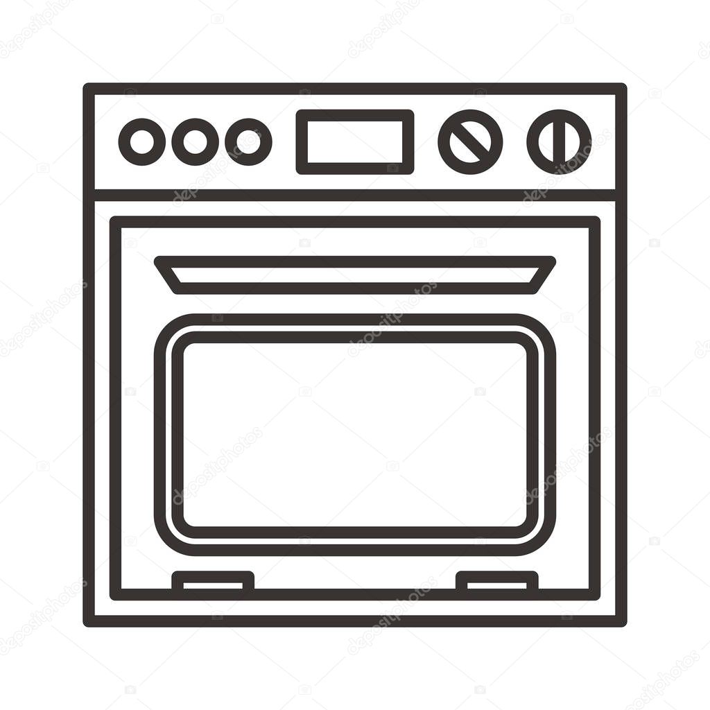 Oven icon vector illustration