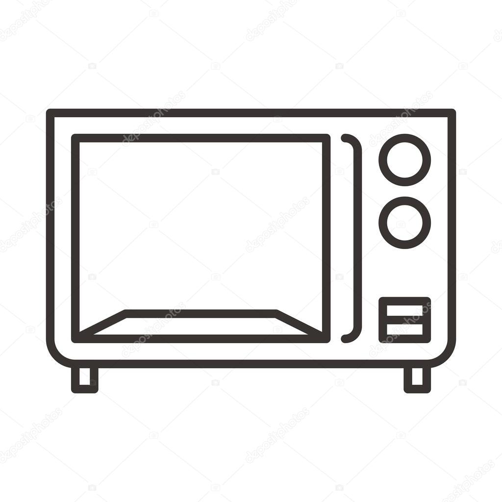 Microwave icon vector illustration