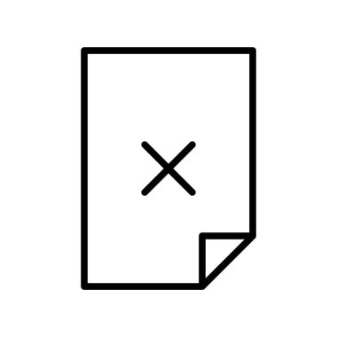 Belge simgesi illüstrasyon