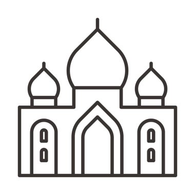 Taj mahal basit simgesi