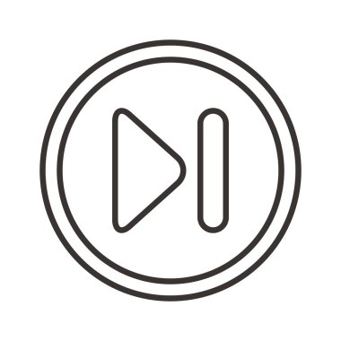 Sonraki düğmesi illüstrasyon