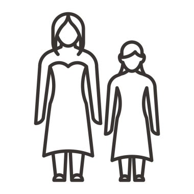 Annesiyle dauther simge tasarlamak