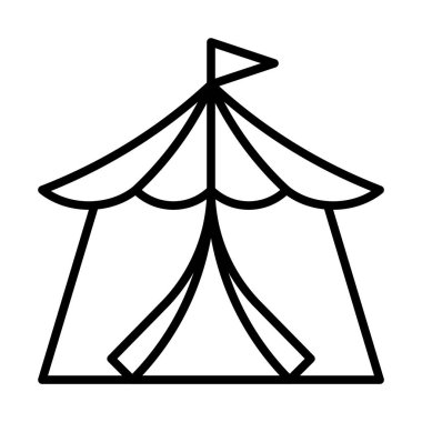 sirk doodle illüstrasyon