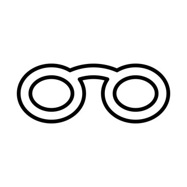 basit gözlük simgesi