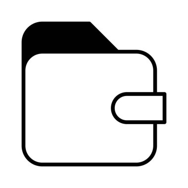 M-cüzdan basit simgesi