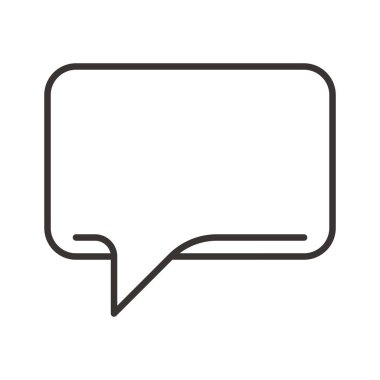 Sohbet basit simgesi