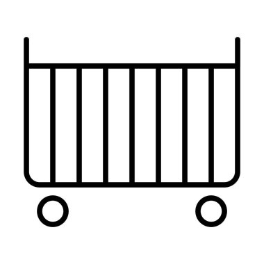 Çocuğun yatak simge tasarlamak