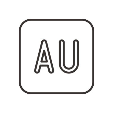 AU icon illustration