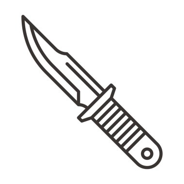 Bıçak simgesi illüstrasyon