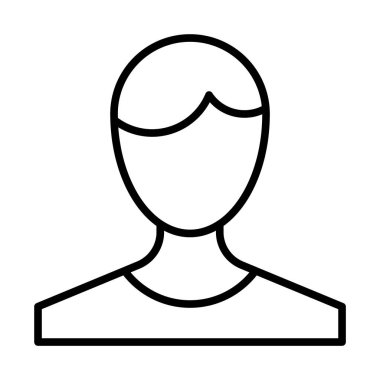 Erkek avatar illüstrasyon