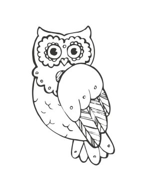 şirin dekoratif baykuş