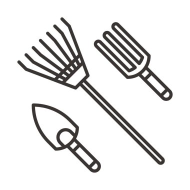 Bahçe ekipman simgesi