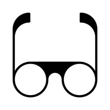 basit gözlük simgesi