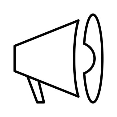 megafon basit simgesi