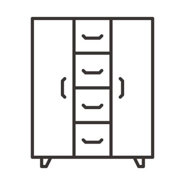 Ayna simgesi ile dolap