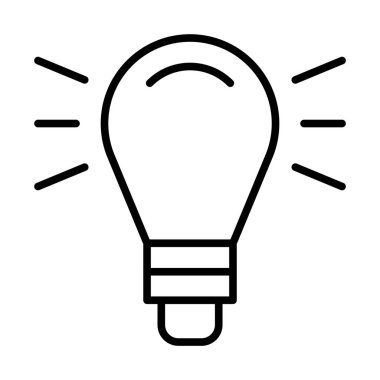 ampul basit simgesi