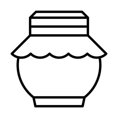 Kavanoz simge tasarlamak tatlım