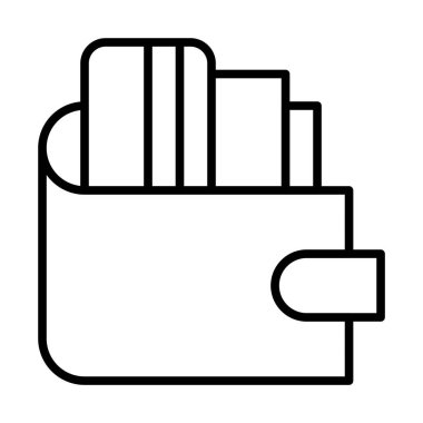 M-cüzdan basit simgesi