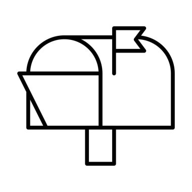 posta kutusu simgesini illüstrasyon