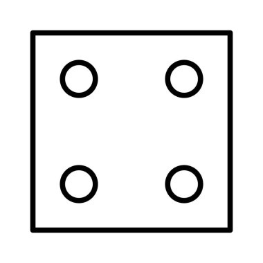 Domino simgesi illüstrasyon