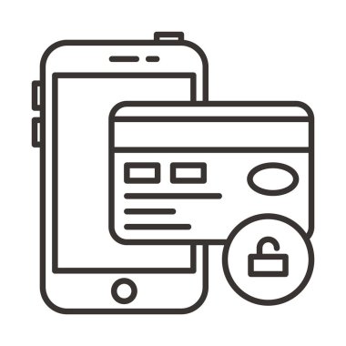 E-ticaret basit simgesi