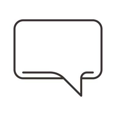 Sohbet basit simgesi