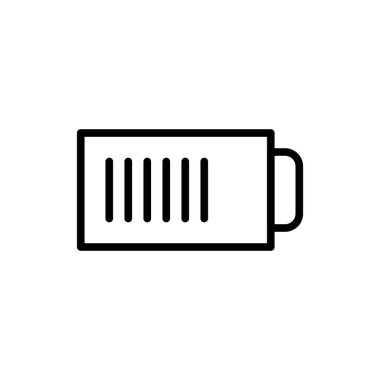 Pil simgesi illüstrasyon 