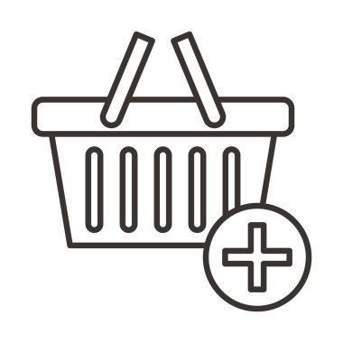 E-ticaret basit simgesi