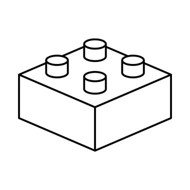 Blok vektör simgesi