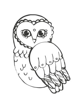 şirin dekoratif baykuş