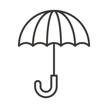 şemsiye vintage illüstrasyon