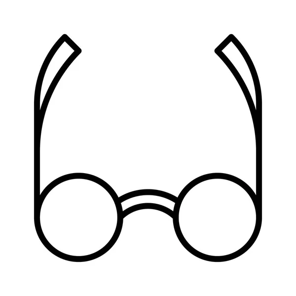 Einfaches Brillensymbol — Stockvektor