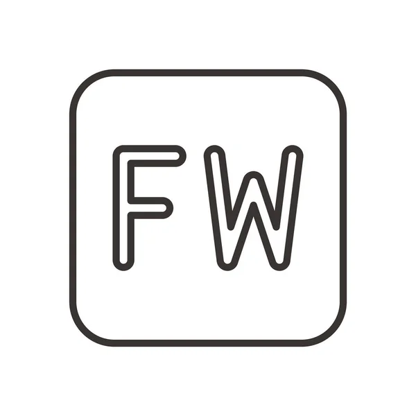 WiFi ikon illusztráció — Stock Vector