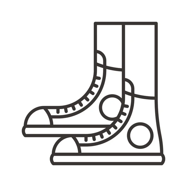 Sport schoenen pictogram — Stockvector