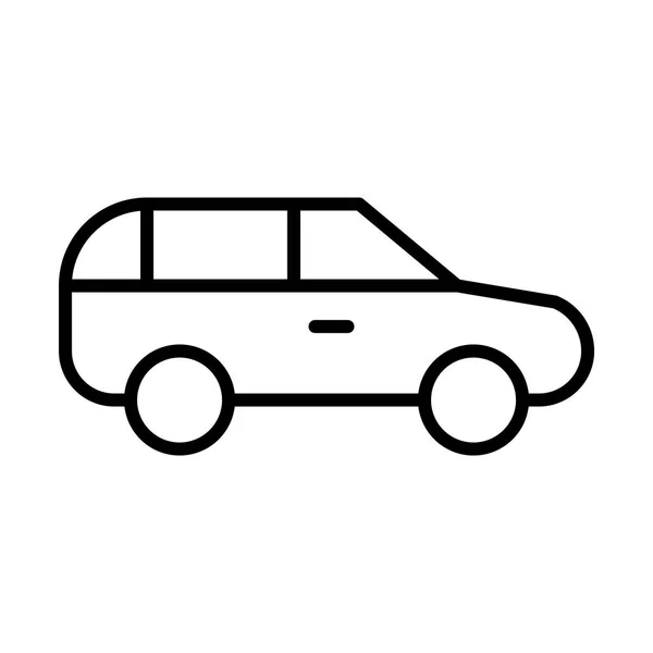 Eenvoudige auto-pictogram — Stockvector