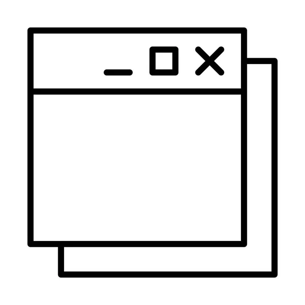 Icône de fenêtre pc — Image vectorielle