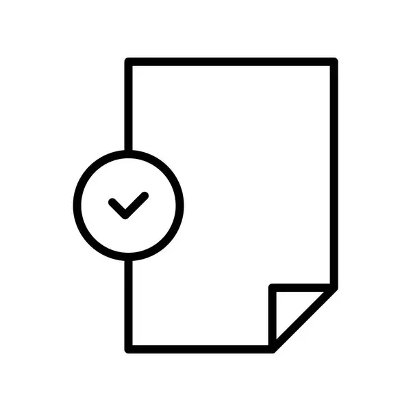 Datei einfaches Symbol — Stockvektor