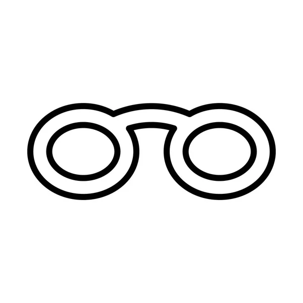 Ícone de óculos simples —  Vetores de Stock