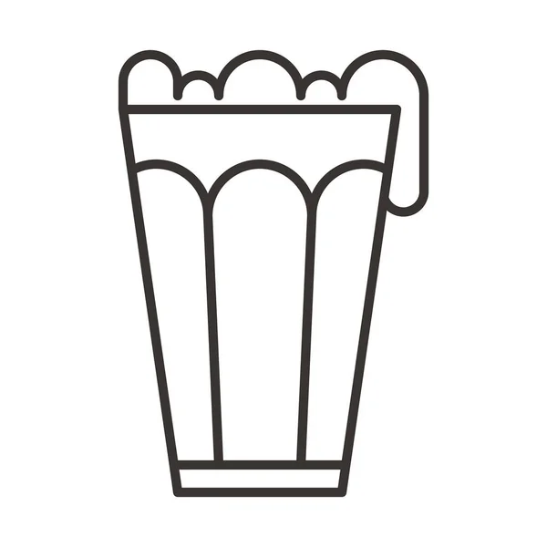 Bier pictogram illustratie — Stockvector