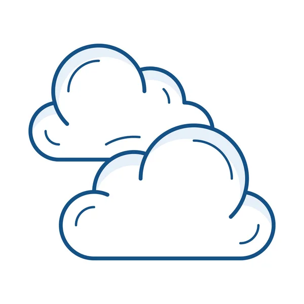 Проста ікона хмари — стоковий вектор