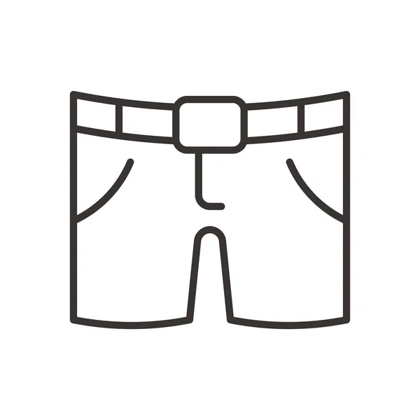 Mens broek pictogram — Stockvector