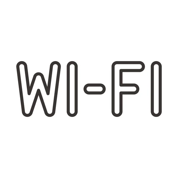 Obrázek ikony wifi — Stockový vektor